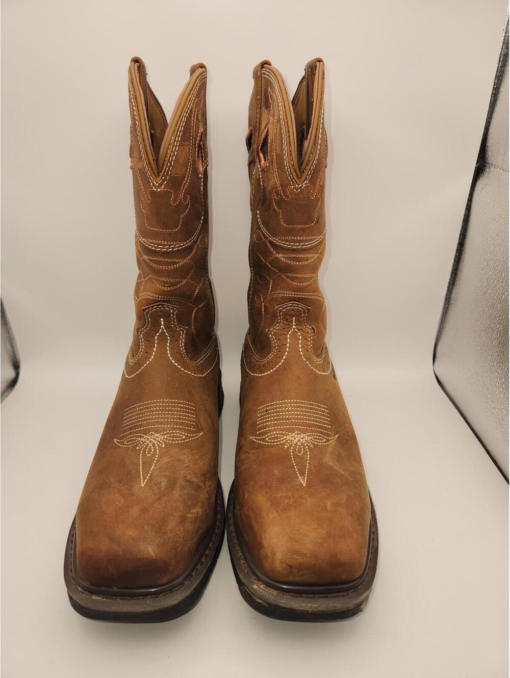 FRYE Steel Toe Boots, 6.5 Mens